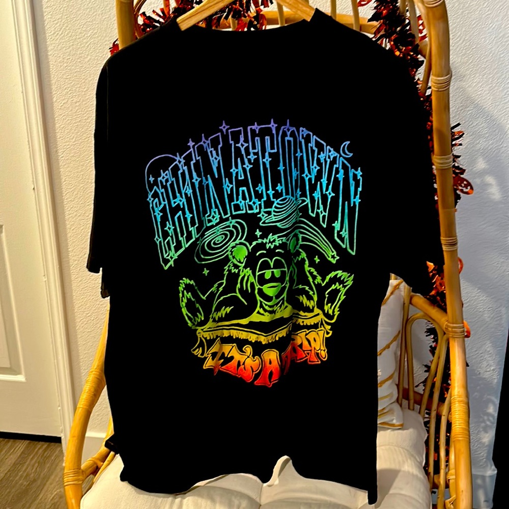 China Town Market Black Short Sleeve Tee Sz XXL